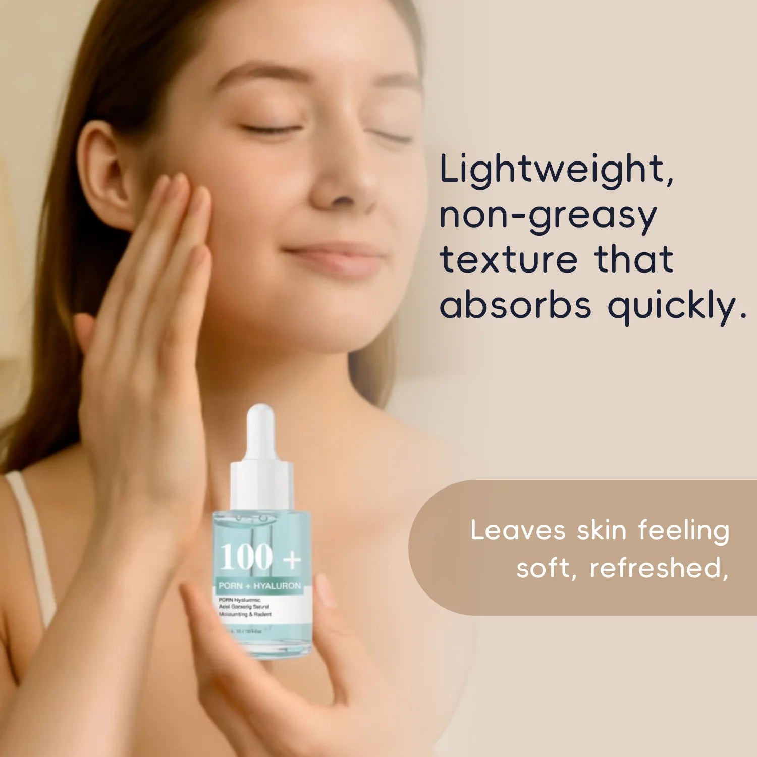 Korean Skincare, 30mlSérum pour le visage radieux pour femmes Acide hyaluronique, hydratation, hydratation, Kore