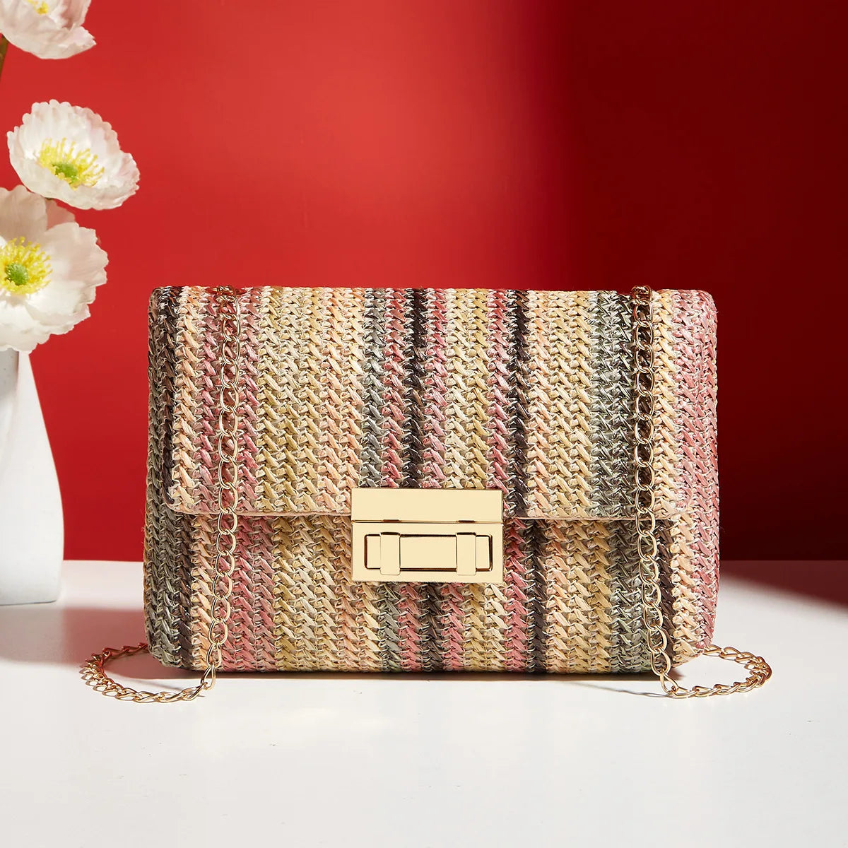 sac tissé en paille