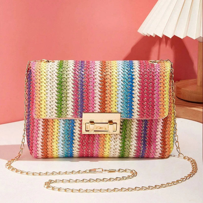 sac tissé en paille