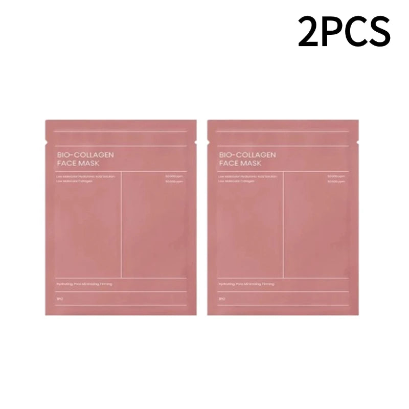 1-5pcs Bio Collagen Masque de nuit hydratant, rafraîchissant, éclaircissant, soins de la peau du visage