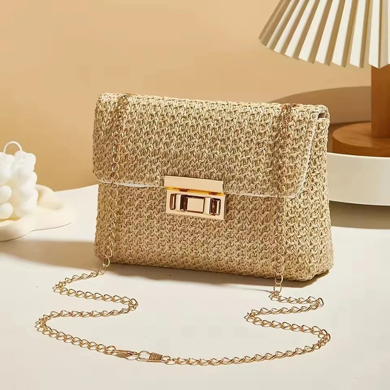 sac tissé en paille
