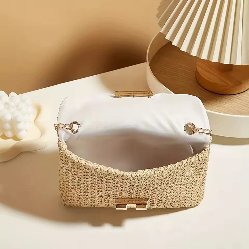 sac tissé en paille