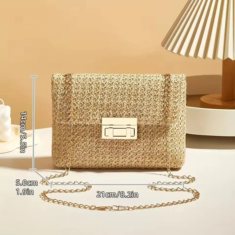 sac tissé en paille