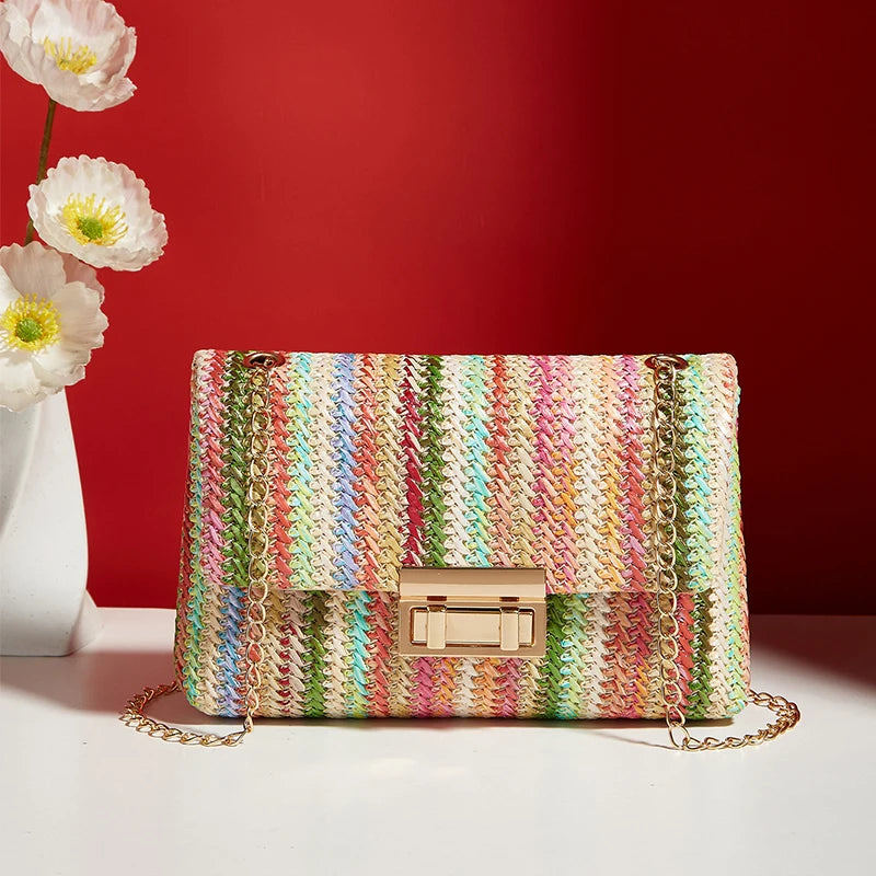 sac tissé en paille